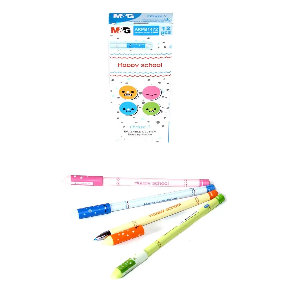 Ручка Пиши - Стирай синя M&G Happy School гелева "Самостираюча" 0,5 мм AKPB1472-Blue — фото 2