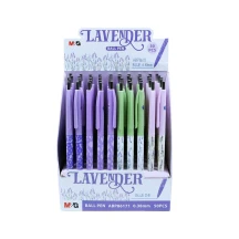 Ручка шариковая автоматическая M&G “Lavander”, толщина линии  0,38 мм, цвет синий ABP86171 — фото 2