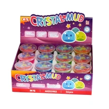 Слайм M&G "Crystal Mud", 36 штук у дисплеї, колір асорті AKE039E2