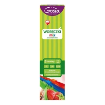 Пакет для продуктів Gosia Мікс ( 0,75л, 1,5л, 3л) 12 штук в упаковці 4999/8546 — фото 2