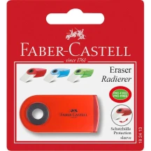 Резинка Faber-Castell Sleeve mini, прозрачный чехол, блистер 182413 — фото 2