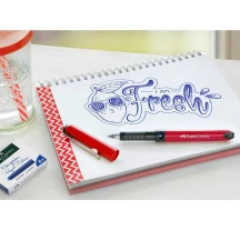 Ручка Faber-Castell Fresh чернильная перьевая + 6 картриджей, блистер 149898 — фото 4