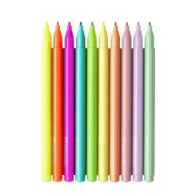 Фломастеры Faber-Castell Grip 10 цветов, трехгранные Neon+ Pastel 155312 — фото 2