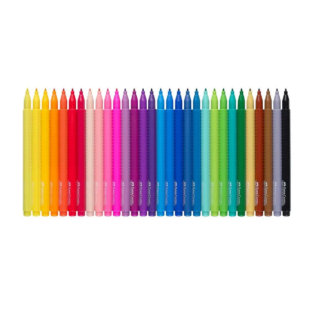 Фломастери Faber-Castell Grip тригранні, 30 кольорів 155335 — фото 2