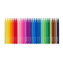 Фломастери Faber-Castell Grip тригранні, 30 кольорів 155335 — фото 2