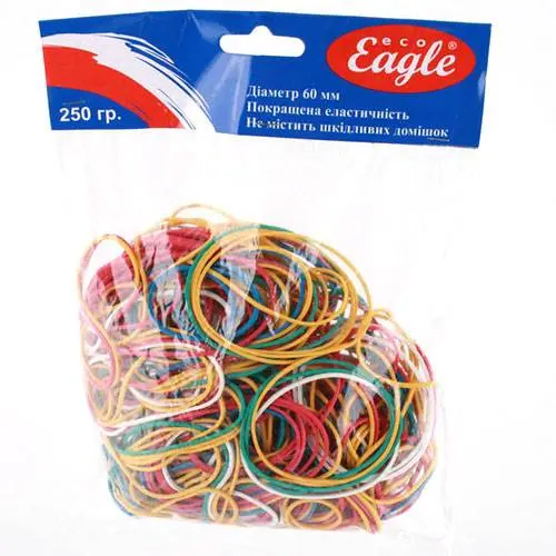 Резинка для денег Eco-Eagle d=60 мм 250 г, цветная TY760-250 — фото 2