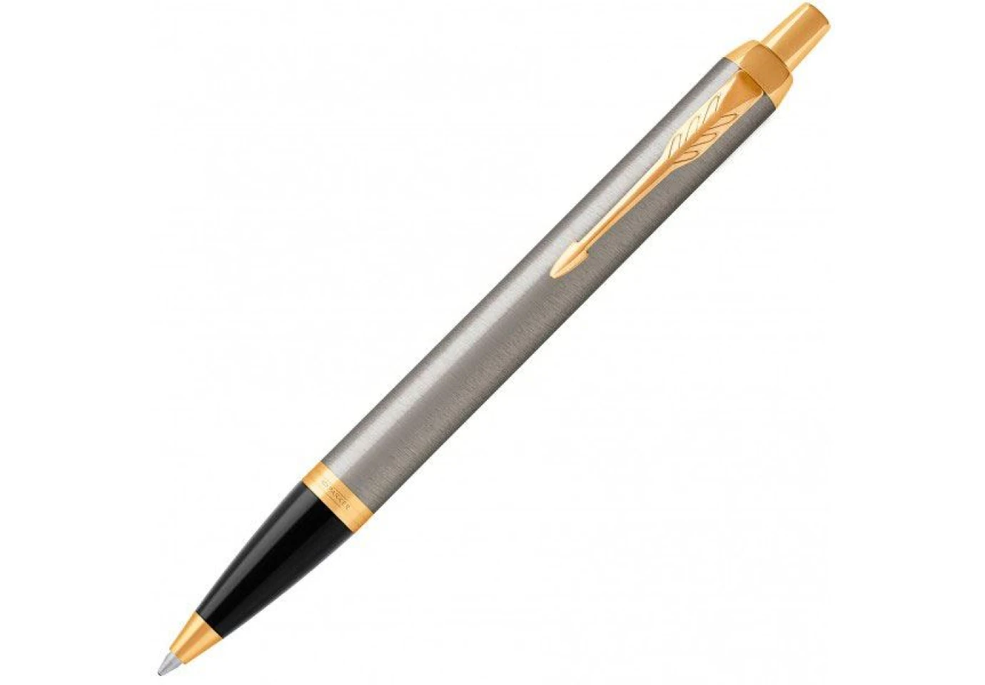 Ручка Parker IM Brushed Metal з позолотою, кулькова 22 232