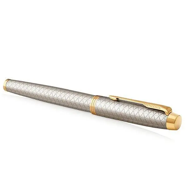 Ручка Parker IM Premium Warm Silver з позолотою, перо 24 111 — фото 3