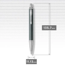 Ручка Parker, Паркер IM Premium Pale Green з хромом, кулькова 24 232 — фото 2