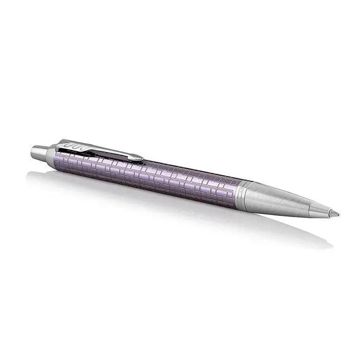 Ручка Parker, Паркер IM Premium Dark Violet з хромом, кулькова 24 632 — фото 3