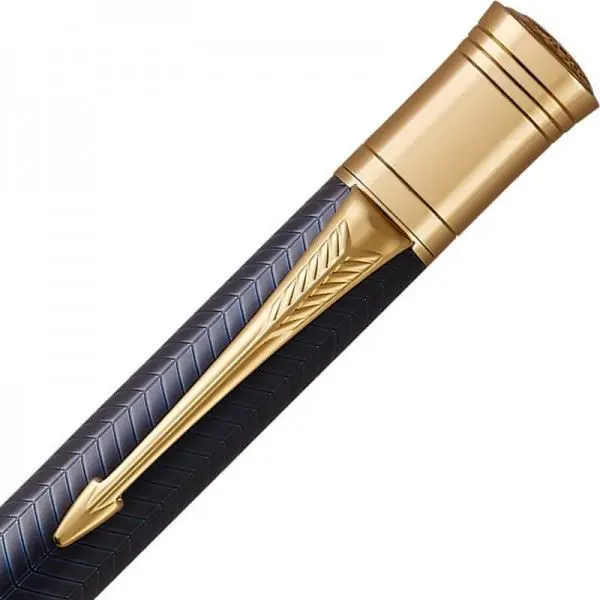 Ручка кулькова Parker DUOFOLD Prestige Blue Chevron GT BP 96 032 — фото 3