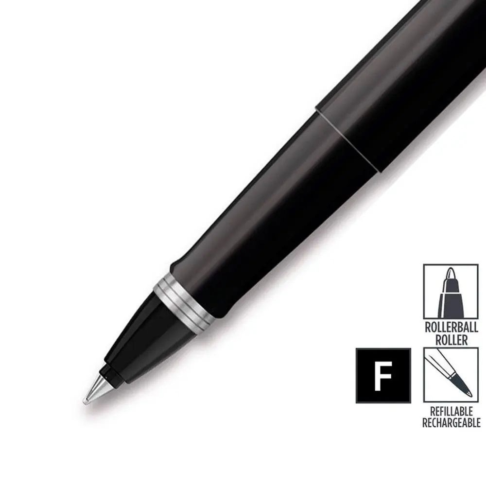 Ручка Parker, Паркер Jotter Plastic Black, ролер, блістер 15 626 — фото 4