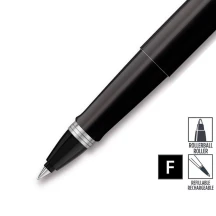 Ручка Parker, Паркер Jotter Plastic Black, ролер, блістер 15 626 — фото 4
