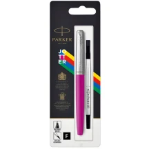Ручка Parker, Паркер Jotter Plastic Pink, ролер, блістер 15 526