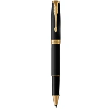 Ручка Parker, Паркер Sonnet 17 Matte Black Lacquer з позолотою, ролер 84 822