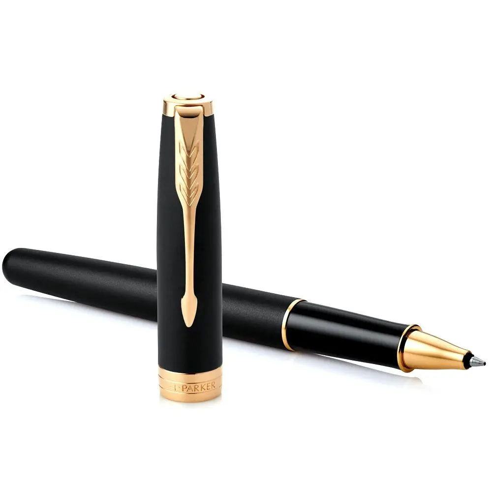Ручка Parker, Паркер Sonnet 17 Matte Black Lacquer з позолотою, ролер 84 822 — фото 3