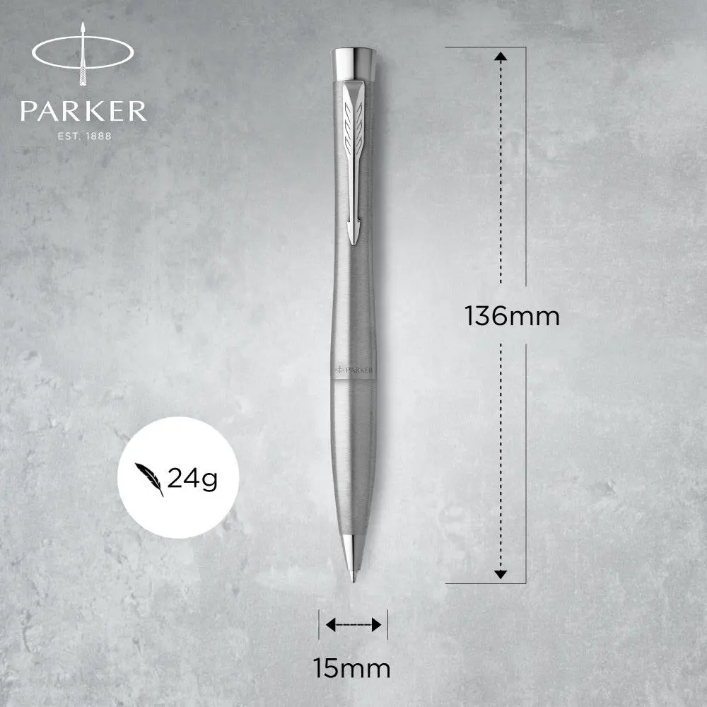 Ручка Parker Urban 17 Metro Metallic CT BP хром, шариковая 30 335 — фото 3