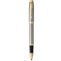 Набір ручок Parker IM Brushed Metal з позолотою, ролер + кулькова, в подарунковій упаковці 22 292b19 — фото 3