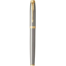 Набір ручок Parker IM Brushed Metal з позолотою, ролер + кулькова, в подарунковій упаковці 22 292b19 — фото 4