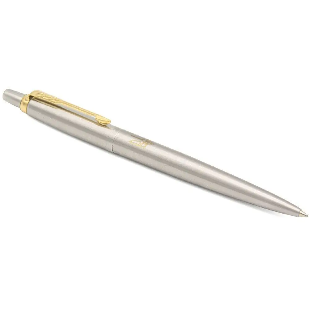 Ручка Parker Jotter Ukraine стальна з позолотою кулькова Тризуб 16 032_T001g — фото 2