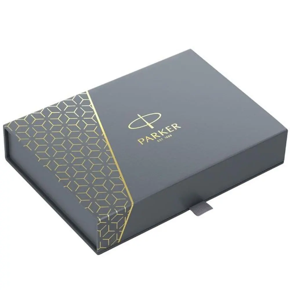 Набір ручок Parker IM Black з позолотою, ролер + кулькова, в подарунковій упаковці 22 082b24 — фото 5