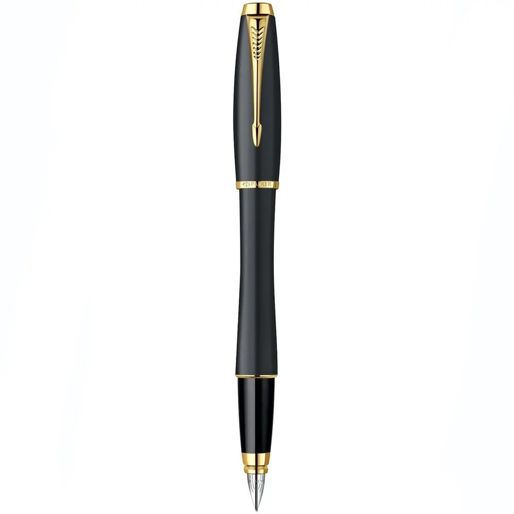 Набір ручок Parker URBAN Muted Black GT перова + кулькова ручки в подарунковій упаковці 30 092b24 — фото 2