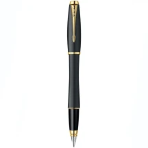 Набір ручок Parker URBAN Muted Black GT перова + кулькова ручки в подарунковій упаковці 30 092b24 — фото 2