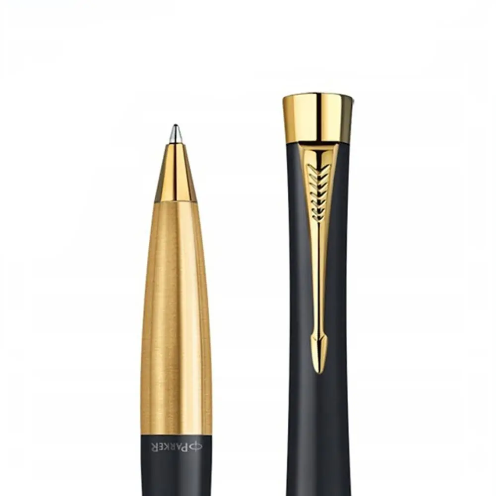 Набір ручок Parker URBAN Muted Black GT перова + кулькова ручки в подарунковій упаковці 30 092b24 — фото 5