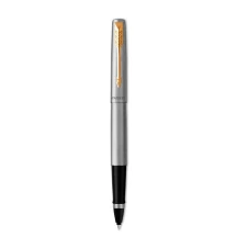 Ручка Parker Jotter стальна із позолотою, ролер 16 021