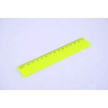 Лінійка Memoris-Precious пластикова,15 см, в індивідуальній упаковці, прозора MF2037-15 — фото 2