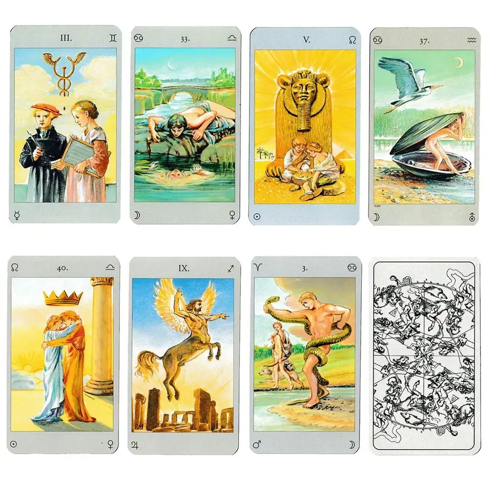 Карти гральні Piatnik Astro Tarot, 78 карт 1974 — фото 3