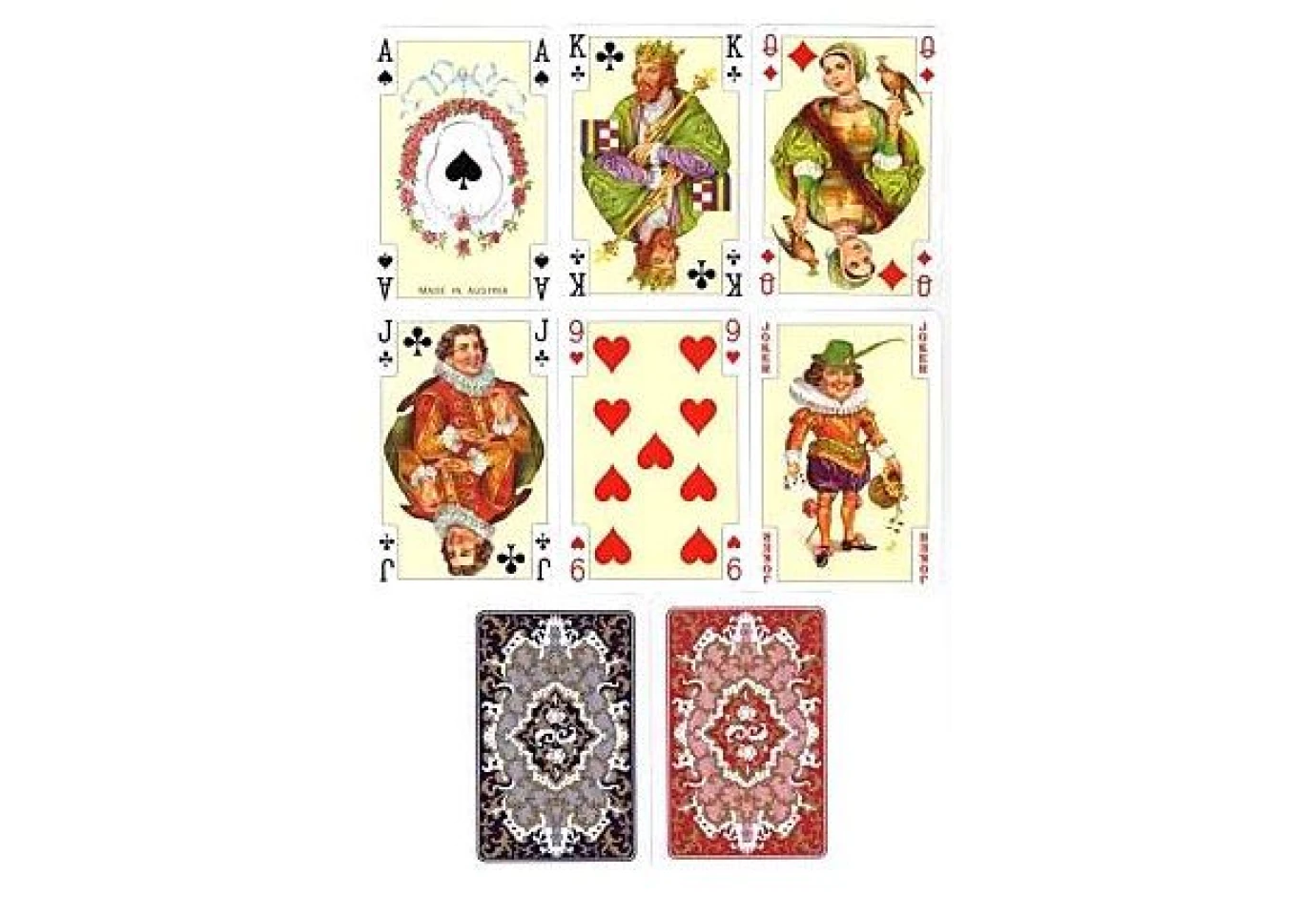 Карты игральные Piatnik Luxury 2 колоды по 55 карт 2167 | Купить в