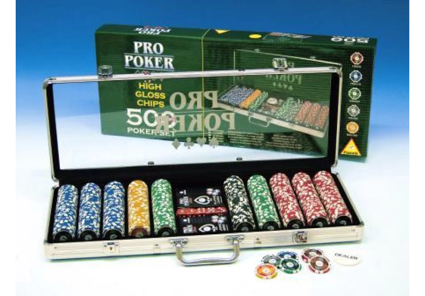 Набор для игры в покер Piatnik Pokerkoffer, 500 штук 7904/790096 70305