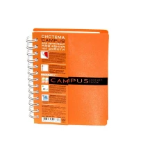 Блокнот B6 120 аркушів Campus Pocketbook, клітинка, пружина, пластикова обкладинка, 3 розділювача РВ63120-810,02822 — фото 4