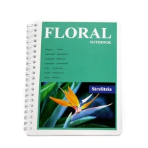 Блокнот В6 96 аркушів Kraft color, клітинка, пружина, з перфорацїєю KR6296K
