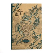Блокнот Bourgeois 190 х 285 мм, 80 аркушів, крафт , клітинка