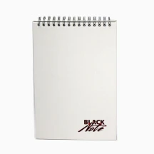 Нотатник А5 Рюкзачок "Blak Note" 40 аркушів, на пружині, чорний офсетний папір 130 г/м2 ЗК-32