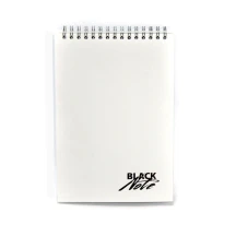 Нотатник А5 Рюкзачок "Blak Note" 40 аркушів, на пружині, чорний офсетний папір 130 г/м2 ЗК-32 — фото 2