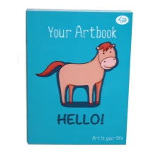 Блокнот 4Profi A6, 48 аркушів "Your Artbook", чистий, кольоровий блок з малюнком, асорті 9024... — фото 2