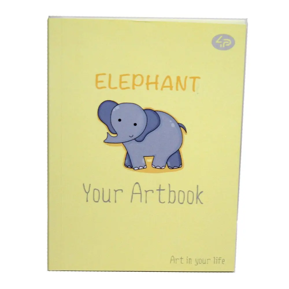 Блокнот 4Profi A6, 48 аркушів "Your Artbook", чистий, кольоровий блок з малюнком, асорті 9024... — фото 3