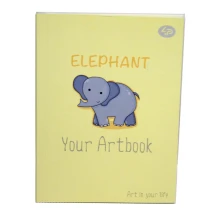 Блокнот 4Profi A6, 48 аркушів "Your Artbook", чистий, кольоровий блок з малюнком, асорті 9024... — фото 3