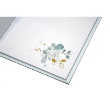 Блокнот 4Profi A6, 48 аркушів "Abstract Flowers", білий блок з малюнком квітки, асорті — фото 3