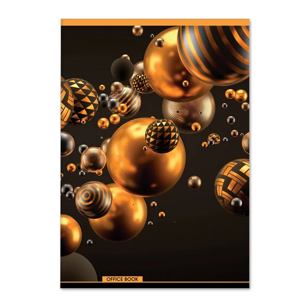 Зошит Gold Brisk для конспектів А4 96 аркушів, клітинка, скоба ТВ-24 кл — фото 2