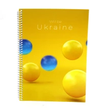 Блокнот Аркуш А5 "Кульки" 48 аркушів, клітинка, м'яка обкладинка, спіраль 1В2257