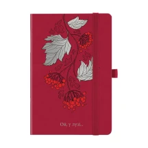 Книга записна Axent Partner "Oy, u Luzi", 125 х 195 мм, 96 аркушів, клітинка, на гумці 8619-01-A