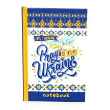 Блокнот Bourgeois А6 "Love Ukraine" 64 аркуші, клітинка, матова ламінація — фото 2