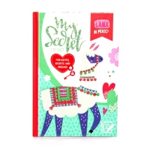 Блокнот А5 Art Studio of Happiness 48 аркушів "My Secret" для дівчат, англійська мова