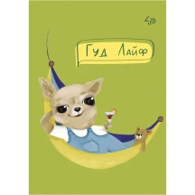Блокнот 4Profi A6, 40 аркушів "The life of dogs", клітинка, асорті 905874... — фото 3