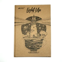 Ділова книга Brisk Office А4, 96 аркушів, клітинка, тверда обкладинка, крафт ДКВ-6К кл