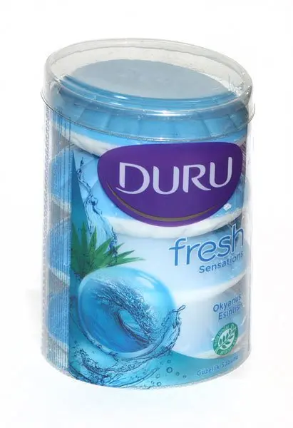Мило туалетне DURU Fresh 4шт х 100 г, у пластик.тубі, асорті — фото 3